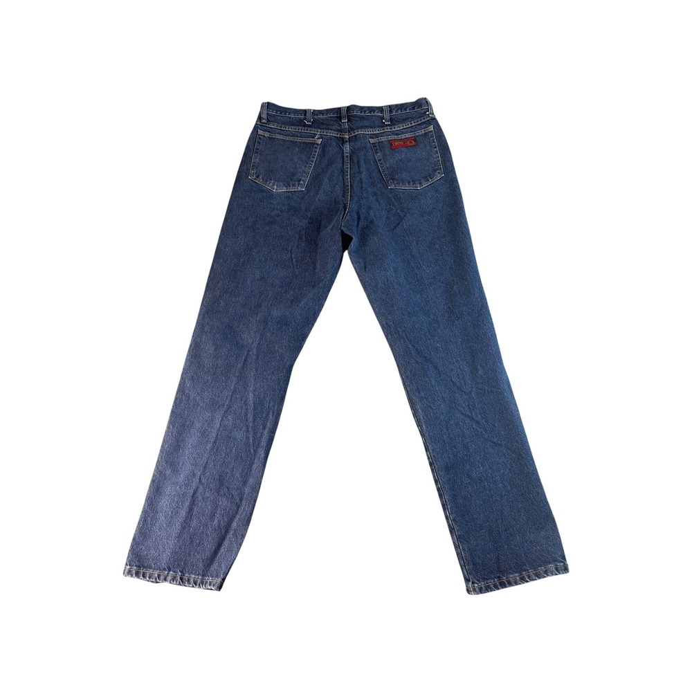 Wrangler Twenty X 22MWXSN Mens Blue Straight Leg Denim Jeans 38x34 Mid Wash - Picture 8 of 9